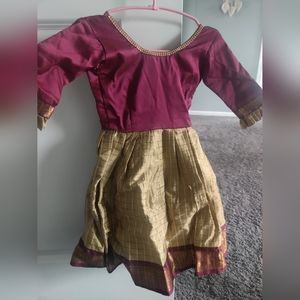 Toddler Girls Silk dress